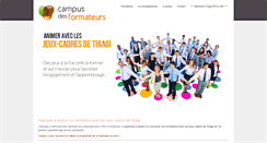 Desktop Screenshot of campus-formateurs.com
